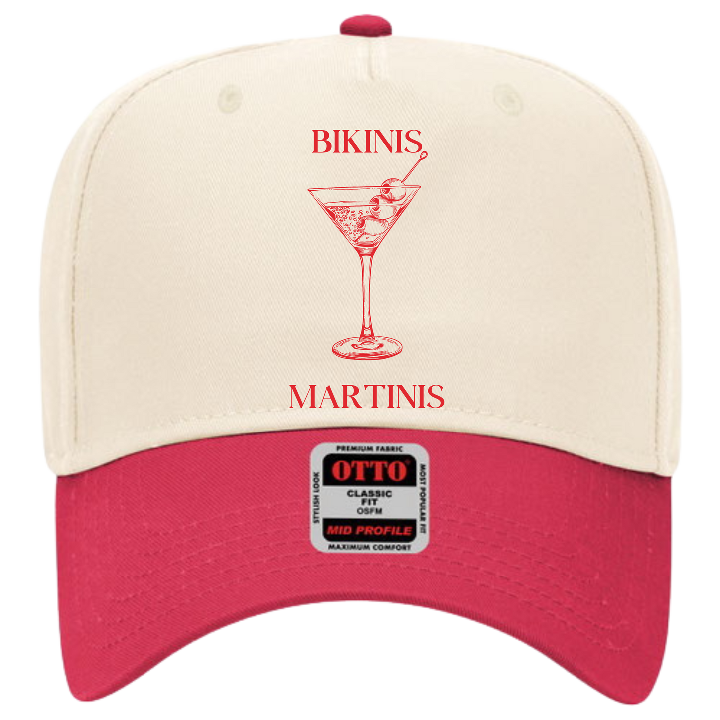 Bikinis Martinis A Frame Hat