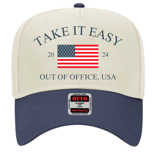 Take it Easy A Frame Hat